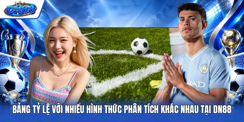Bảng tỷ lệ với nhiều hình thức phân tích khác nhau tại DN88