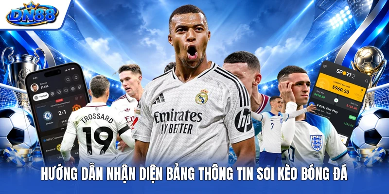 Hướng dẫn nhận diện bảng thông tin soi kèo bóng đá
