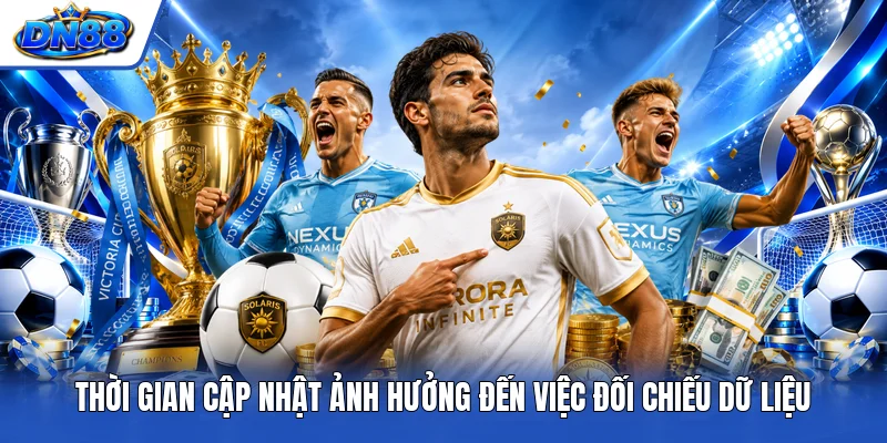 Thời gian cập nhật ảnh hưởng đến việc đối chiếu dữ liệu